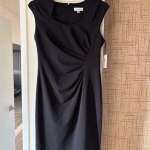 Calvin Klein Elegant Black Midi Dress